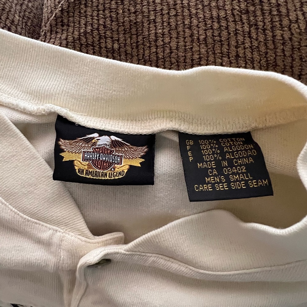 Harley Davidson, Size Small, Long sleeve, Vintage, (Used) - Picture 4 of 5